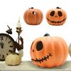 Halloween LED Pumpkin Lantern Decor Light Up Pumpkin Plastic Flashing Lighted Pumpkin for Halloween Indoor/Outdoor Decorations