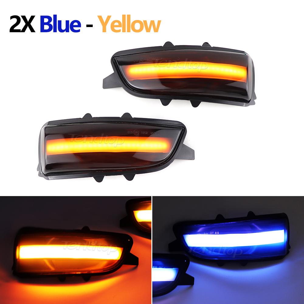 s LED Blinker Dynamic Turn Signal Lights for Volvo S40 S60 S80 C30 C70 V50 V70 Wing Mirror Sequential Indicator Lamps