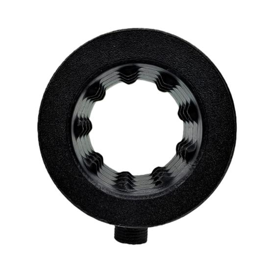 Shower Head Powerful Supercharging Hydromassage 360-Degree Ring Water Spray Spiral Nozzle Standard Thread All-round Cleaning Shower Head