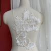1Piece White Embroidery Lace Patch DIY Repair Fabric Accessories
