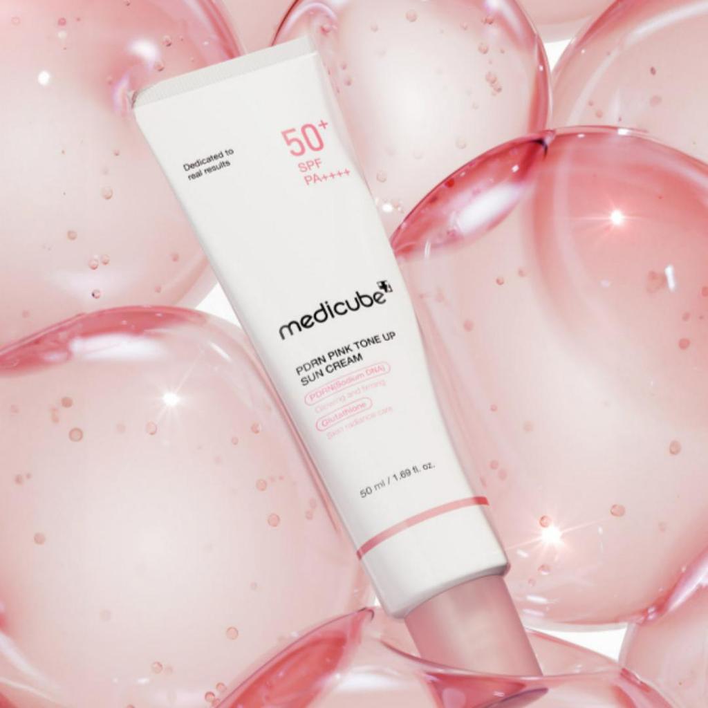 Medicube PDRN Pink Tone up Солнцезащитный крем 50 мл / Солнцезащитный крем
