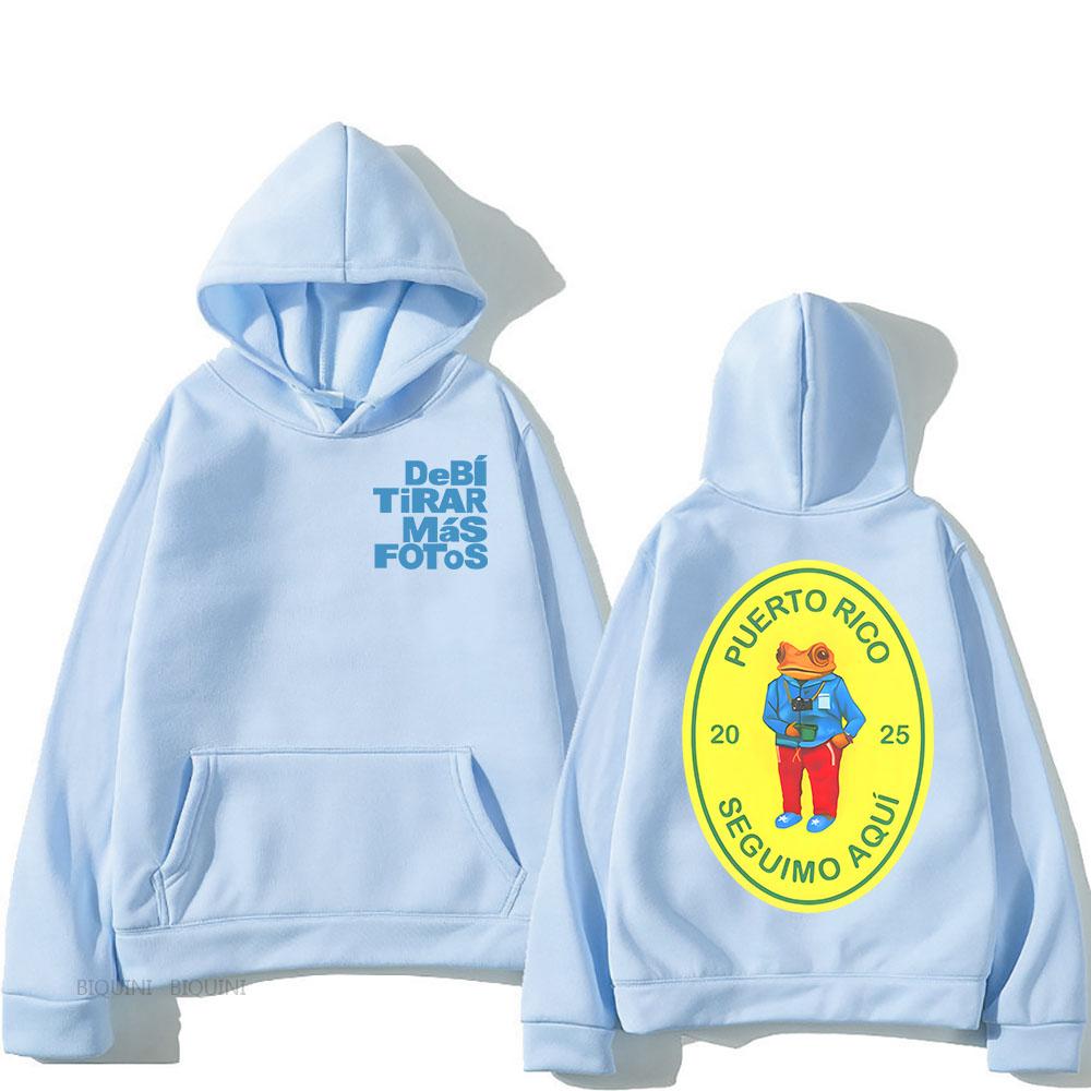 Debí Tirar Más Fotos Album 2025 Hoodies Bad Bunny DTMF Printing Sweatshirts for Men/Women Уличная одежда унисекс с длинным рукавом