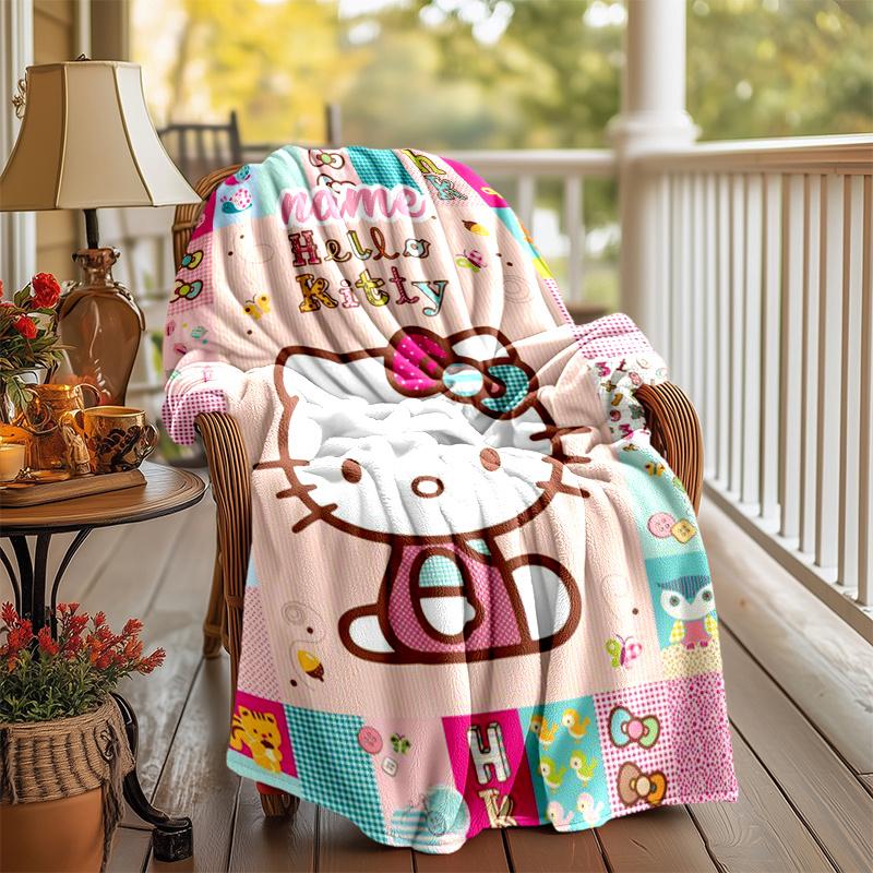 Hello Kitty Outdoor Blanket Comfortable Soft Lightweight Allseason Multipurpose Blanket For Travel Camping Picnics Sofa Office Bed Living Room Gift
