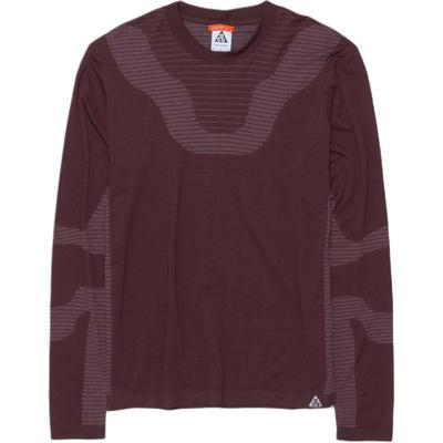 Dri-FIT ADVACG Series FW24 Удобная Дышащая Влагоотводящая Футболка с Длинным Рукавом Мужские топы Бордовый За Пределами Розового FV8906-652