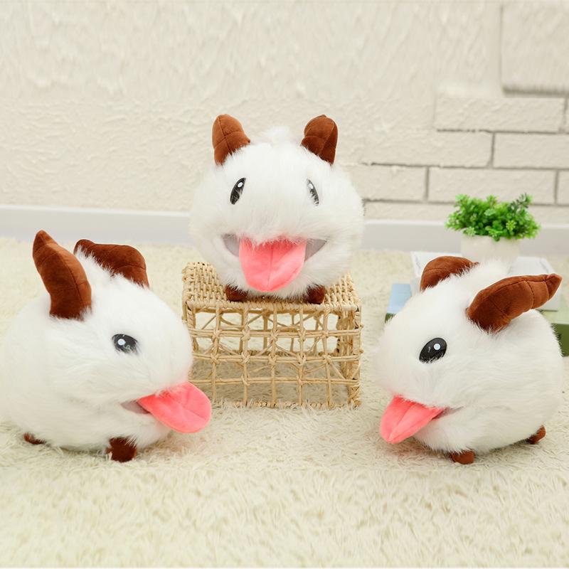 Нетоксичные 30 см Анимация Игра Периферия Плюшевые Игрушки Кукла Поро Милая и Милая Кукла Домашний Декор Украшения