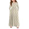 Girls' Maxi Dress - Long Sleeve Pocket Dress