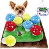 POOKIE Pet Dog Обучающий нос Обнюхивание запаха Нахождение укуса Отсутствие еды Предотвращает слишком много еды Включает в себя сетку для сушки одежды Игрушка, Гриб, Игрушка, Игрушка,