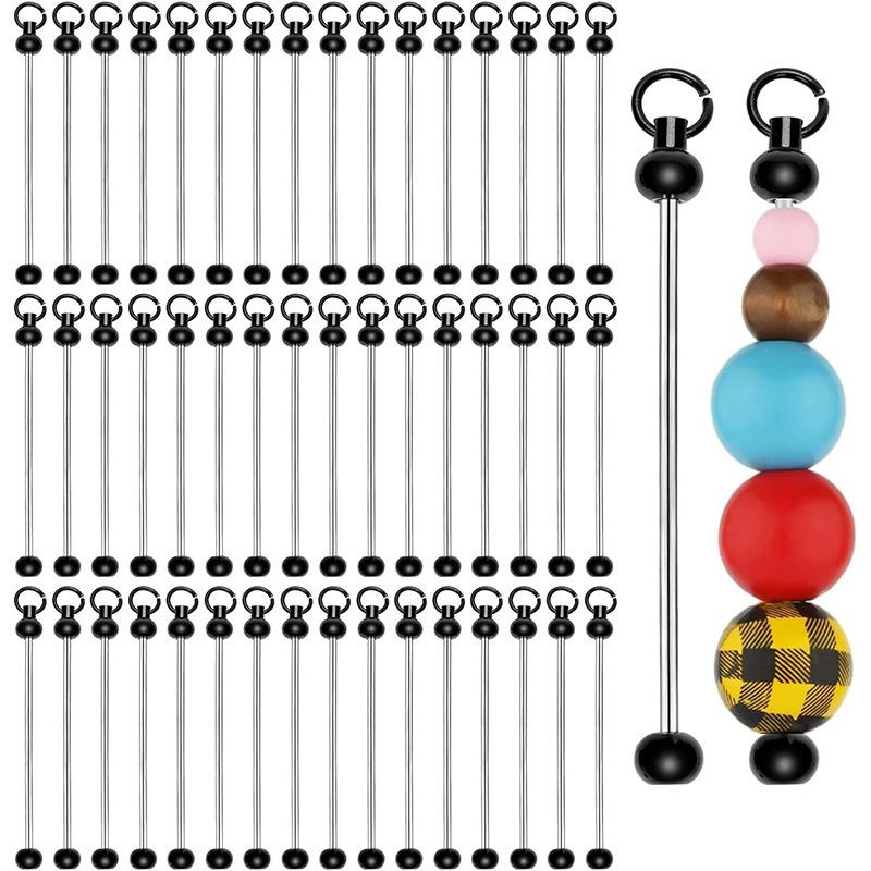 WTEMPO Пустые металлические основы для брелоков с бусинами, DIY, основы для брелоков с бусинами, подвески, легко отсоединяемые аксессуары для изготовления брелоков для рукодельного проекта, подвеска