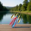 23g Noisy Buzz Rotating Blade Bubble Vibration Tandem Spin Willow Bass Trout Perch Pike Lunker Spinner Baits Hard Fishing Lure