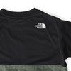 The North Face Adventure Size 110 Tee, Black/Time Green,