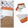 2x Chopper Scraper Dough Cutter Stainless Steel Wood Handle Spatula 15.5x11.2cm