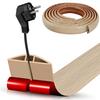 Floor Cord Cover, Cable Protector, Hidden Wiring Cord, Floor Molding, Cable Cover, Good Storage, Extension Cord Cover, Adhesive Type, For Walls, Water