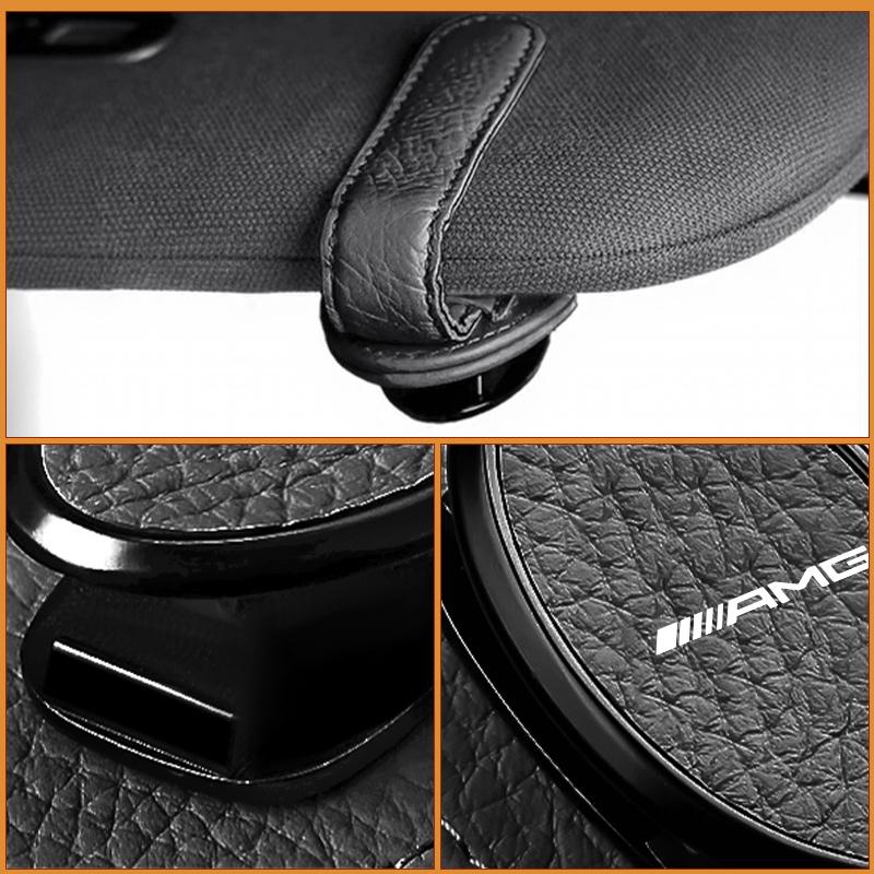 Car Sun Visor Clip Glasses Bracket Card Holder Sunglasses Support For Mercedes Benz AMG A B C E S G Class A180 CLK CLA GLE GLC FF79