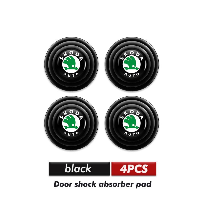 AAABT1 Car Door Shock Absorbing Pad Car Trunk Shock Insulation Pad For Skoda Octavia A5 A7 RS Fabia Superb Rapid Karoq