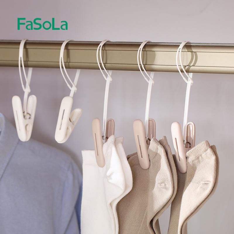 32 Clips Folding Clothes Dryer Hanger Windproof Socks Underwear Drying Rack Household Children Adults Storage Laundry Rack