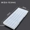 1Pcs Clear Tool Parts Storage Case Plastic Hardware Tool Box  For Twist Drill Tap Accessories