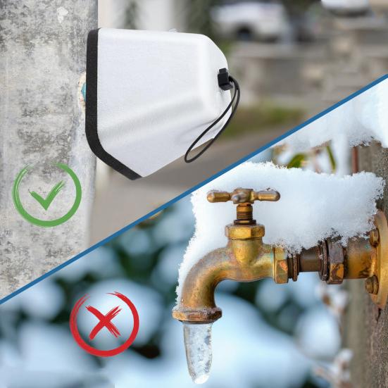 1/2 шт пенопластовый чехол для крана зимняя защита от замерзания для многоразового использования на открытом воздухе вода