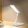LED Stol Chirog'i 6000mAH Portativ Yig'iladigan Chiroq Soat bilan USB Zaryadlash Tipi Yig'iladigan Energiya Tejaydigan Qayta Zaryadlanuvchi LED O'qish Chirog'i