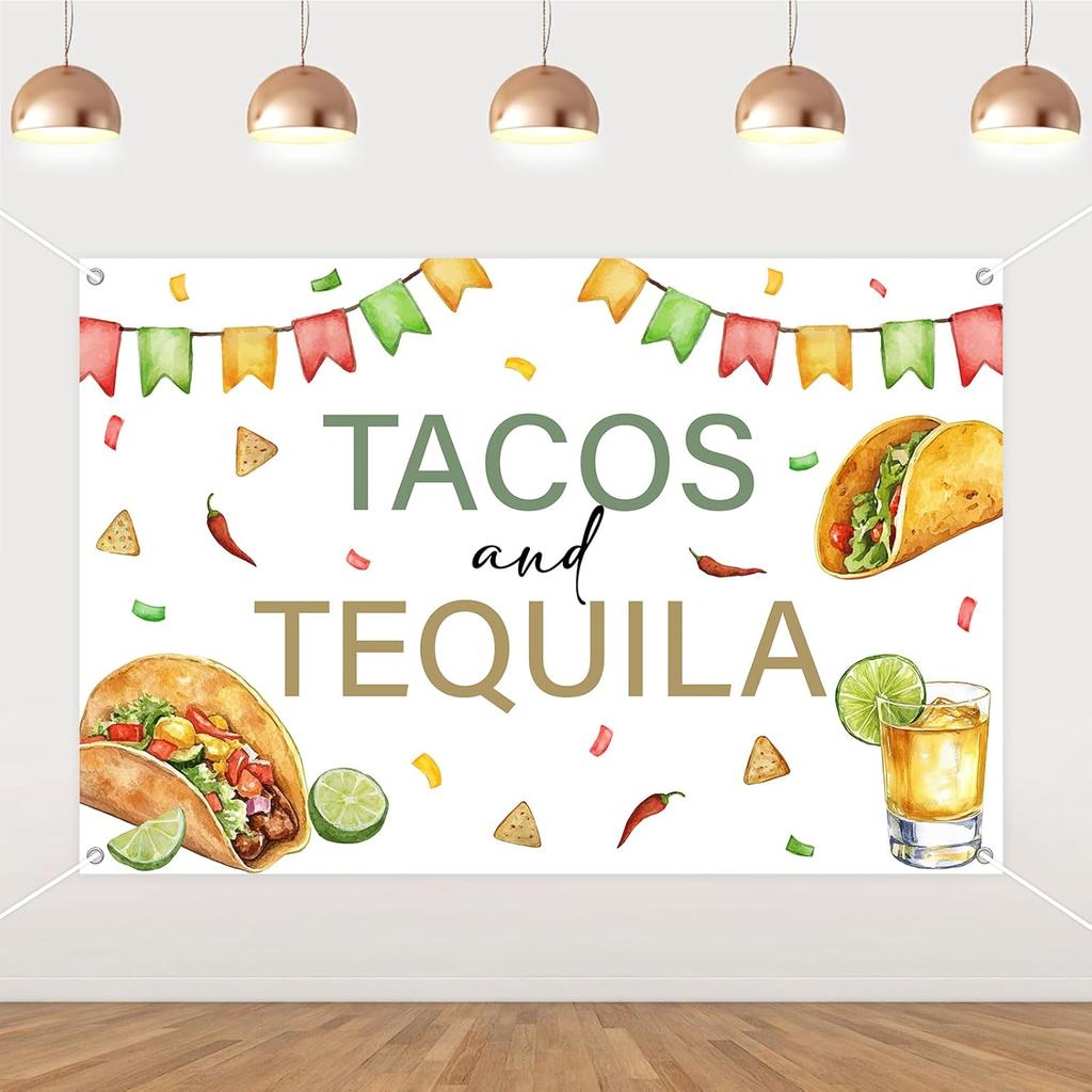 Kreatwow Декорация для вечеринки Тако и Текила Фон 4,92 * 3,28 фута Вечеринка Taco Tuesdays Декорация для тако-бара Cinco De Mayo Коктейль Текила