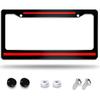 Green Gold Liquid Marble License Plate Frame,Metal Aluminum Car Cover Tag Holder Frames,2 Holes with Screw Caps for Men Women 12x6 Inch