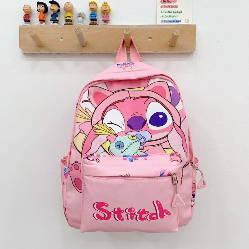 Angel Heart Ice Cream Rainbow Cartoon Printed Children Backpack