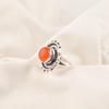 Carnelian Gemstone Jewelry, 925 Solid Sterling Silver Ring, Handmade Dazzling Silver Ring Jewelry For Thanksgiving Gift