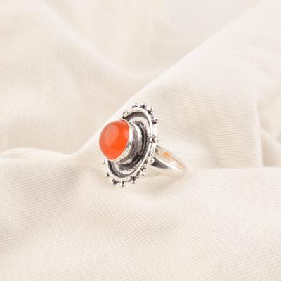 Украшения из сердолика, кольцо из стерлингового серебра 925 пробы, ослепительное серебряное кольцо ручной работы для подарка на День благодарения