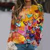 Love Heart 3D Print Sweatshirts New Autumn Winter Women Fashion Long Sleeve Hoodies Y2k Oversized Pullovers Tops Female Clothing