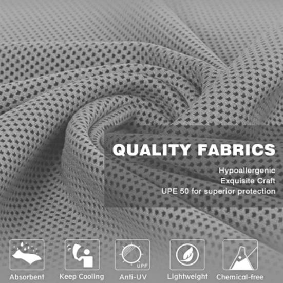 Cooling Hoodie Towel Sweat Absorption Extra Soft Sun Protection Quick Drying Sweat Towel Neck Wrap Sports Supplies