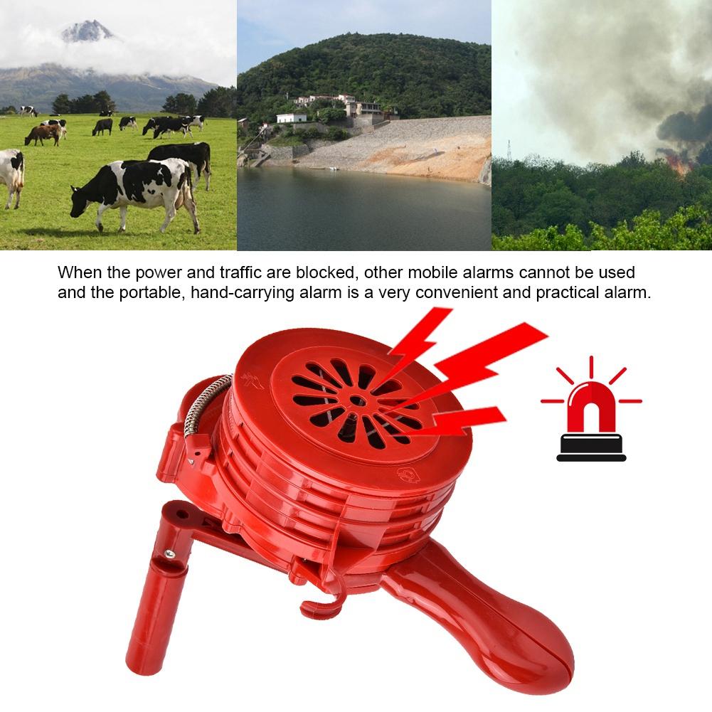 Портативная ручная сигнализация с пластиковым корпусом, ручная сигнализация воздушной тревоги
