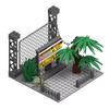 WWII Military Base Building Blocks Set: Observation Tower & Machine Gun Assembly Blocks