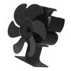 6 Blade Stove Fan Self Starting High Temperature Resistance and Energy Efficiency Heat Powered Fan