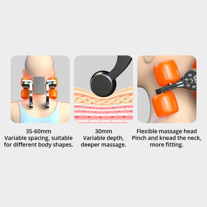 3D многофункциональное массажное кресло для талии и спины, разминающий массаж плеч и шеи, вибрационный массажер для всего тела Tuina