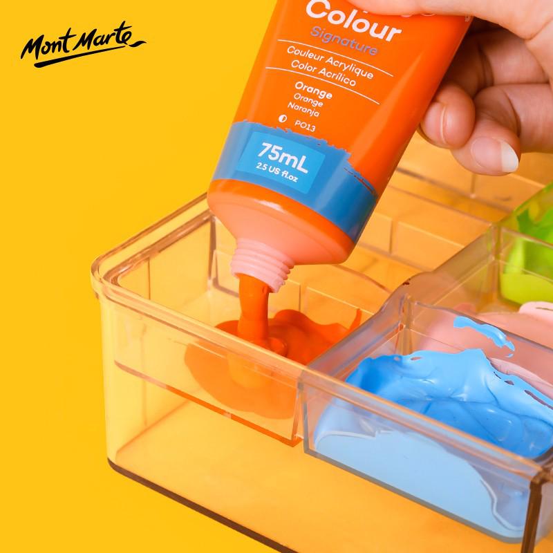 Montmartre 75ml Waterproof Non-Fading Acrylic Paint Set: Perfect for Children’s Textiles and Art Projects, Sunscreen Formula