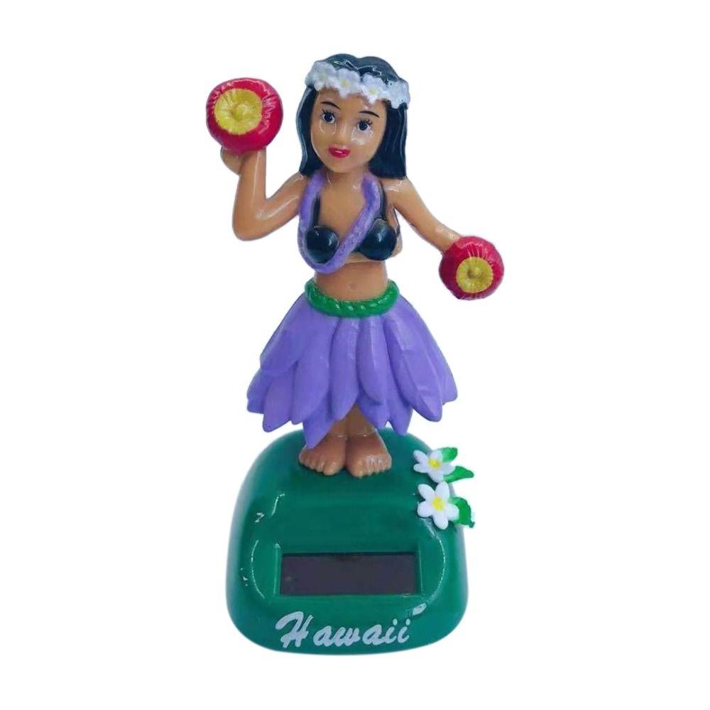 Пластиковые гавайские игрушки для девочек, модель хула, качающаяся новая качающаяся танцевальная кукла, декор автомобиля