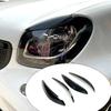 Декоративные накладки-реснички на передние фары автомобиля для Mercedes Benz Smart Fortwo Forfour 453 2015- Аксессуары