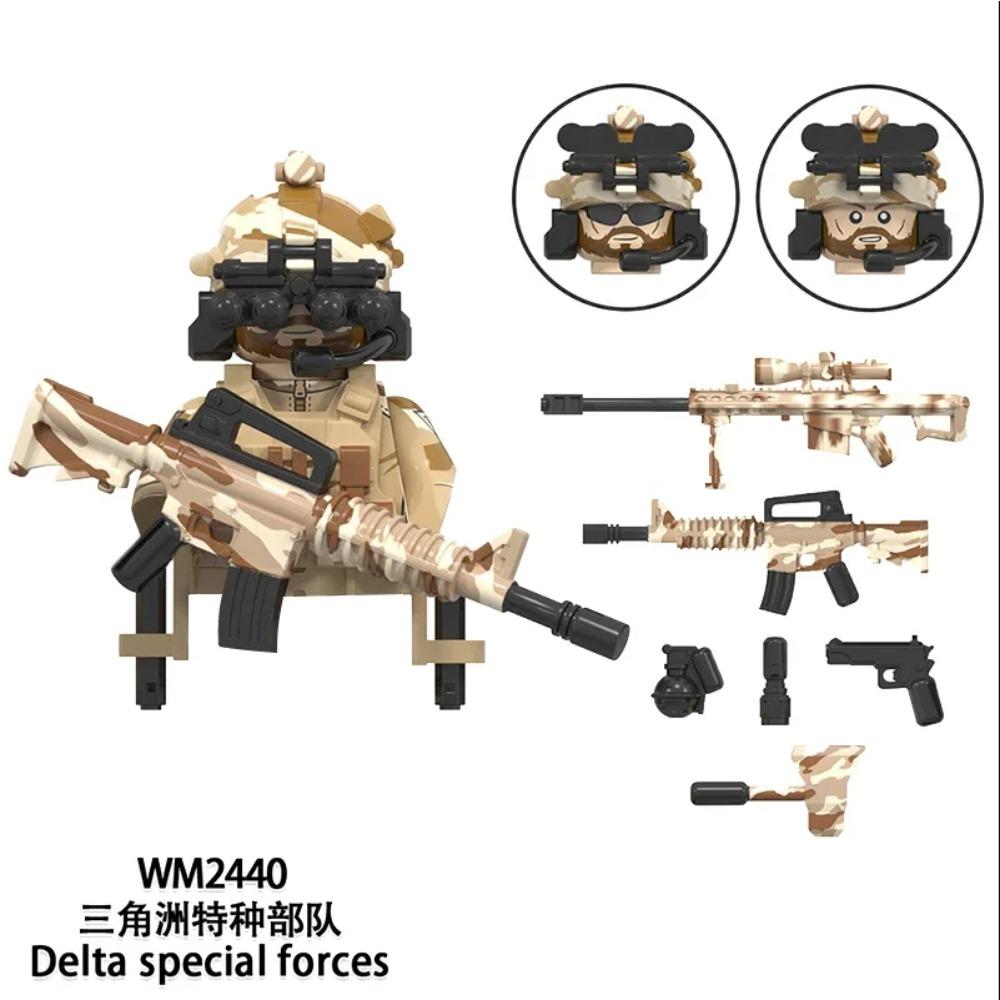 WM6147 WM6168 Серия «Военные» SWAT Специальные силы Строительные блоки Коммандос Солдат Городская полиция Кепка Мини Экшн-фигурка Игрушки