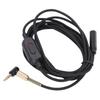 Удлинительный кабель для наушников 3,5 мм Звуковой стерео удлинитель Нейлоновый провод с регулятором громкости для наушников