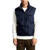 Men's Outdoor Cargo Vest Fishing Work Travel Photo Vests Zip Up Stand Collar Sleeveless Jacket With Pockets