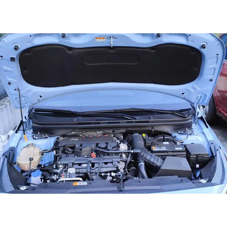 Для Hyundai i20N 2020 2021 2022 2023 2024 Передняя крышка капота Модификация Переоборудование Газовые пружины Углеродное волокно Подъемные стойки Стойки Стержень Амортизаторы
