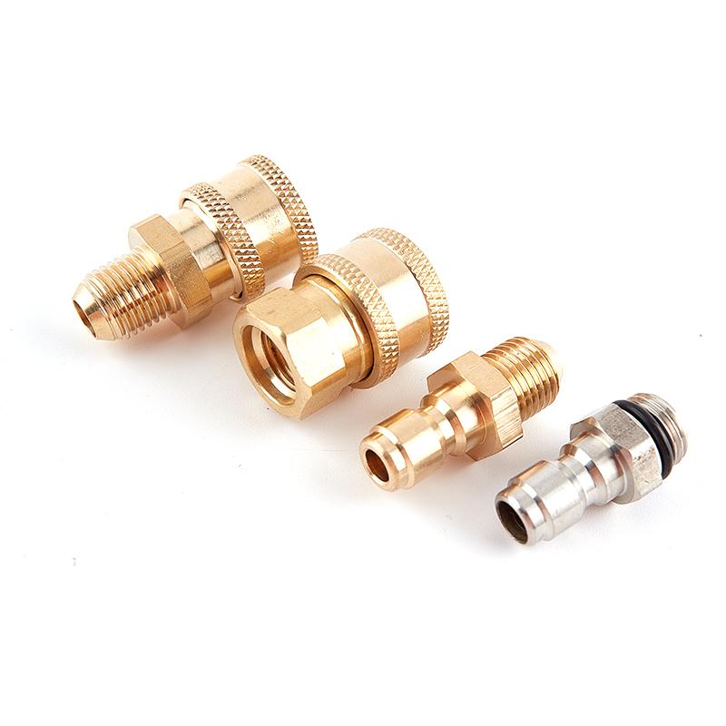 Copper 1/4 High Pressure Washer Quick Coupling Water Gun Hydraulic Coupler