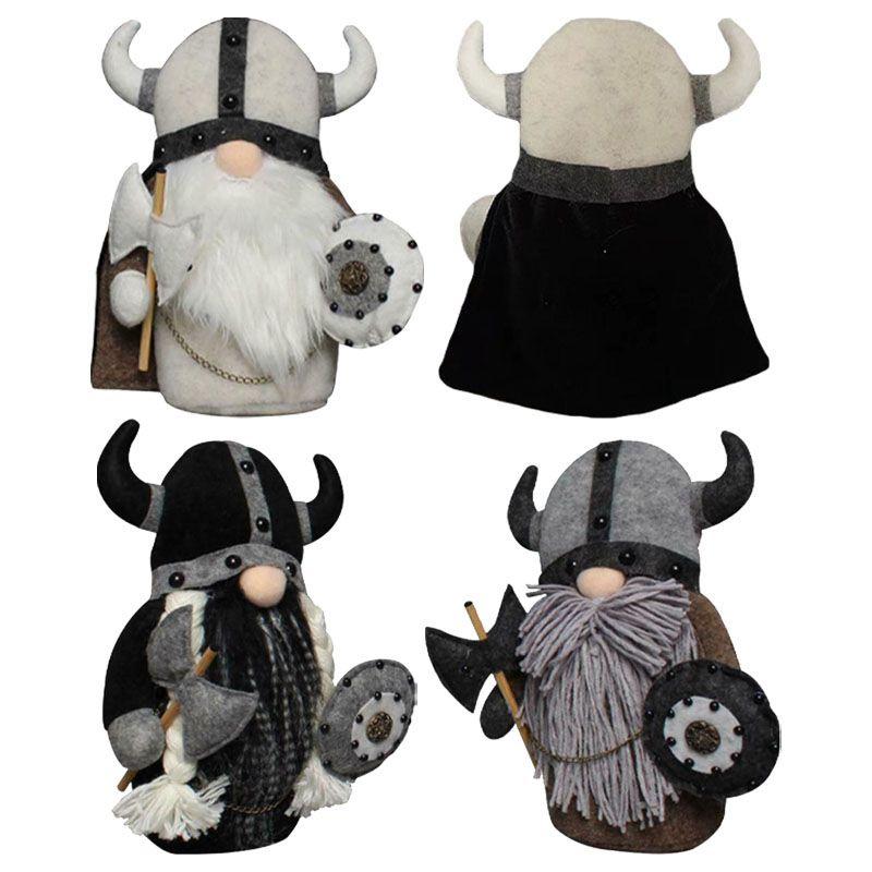 Очаровательная плюшевая игрушка-гном викинга. Идеально подходит для очаровательного скандинавского домашнего декора