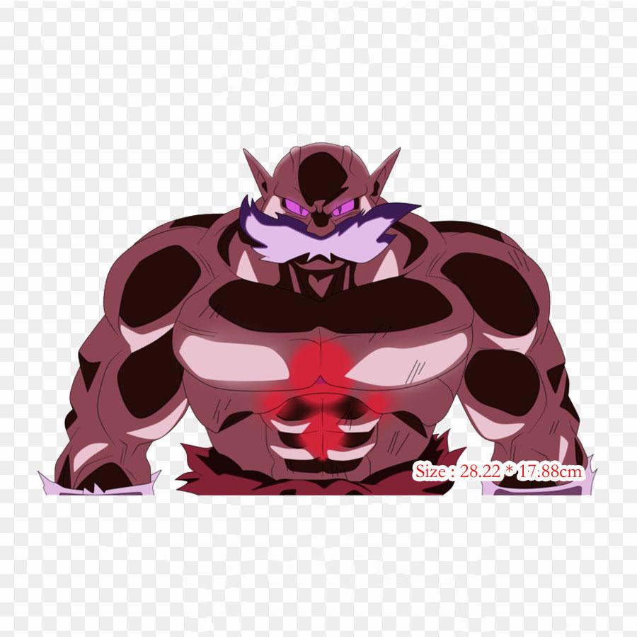 Patches For Clothes Bag Iron On Thermal Stickers Toppo Dbs Goku Frieza Pattern Washable Heat Transfer