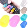 4pcs/set Solid Color Silicone Finger Guards Non-Slip Guitar Fingertip Protectors Soft   Ukulele