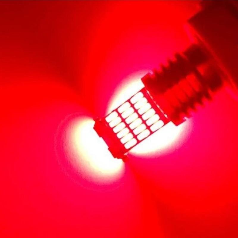 2 шт. 1157 1156 BA15S P21W W16W светодиод 45 SMD 4014 CANBUS без ошибок автомобильная задняя лампа стоп-сигнал автозадний фонарь заднего хода