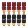 5Pairs Banana Socket Pure Copper M8 Nice Transmission Good Performance Corrosion Resistance