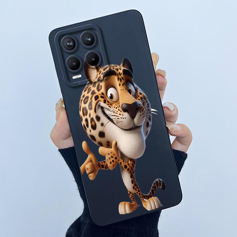 Phone Case For Realme 8 Pro 8i 8S 4G 5G Case Lovely Cartoon Flower Liquid Silicone Soft Shockproof Back Cover For Realme8 Bumper