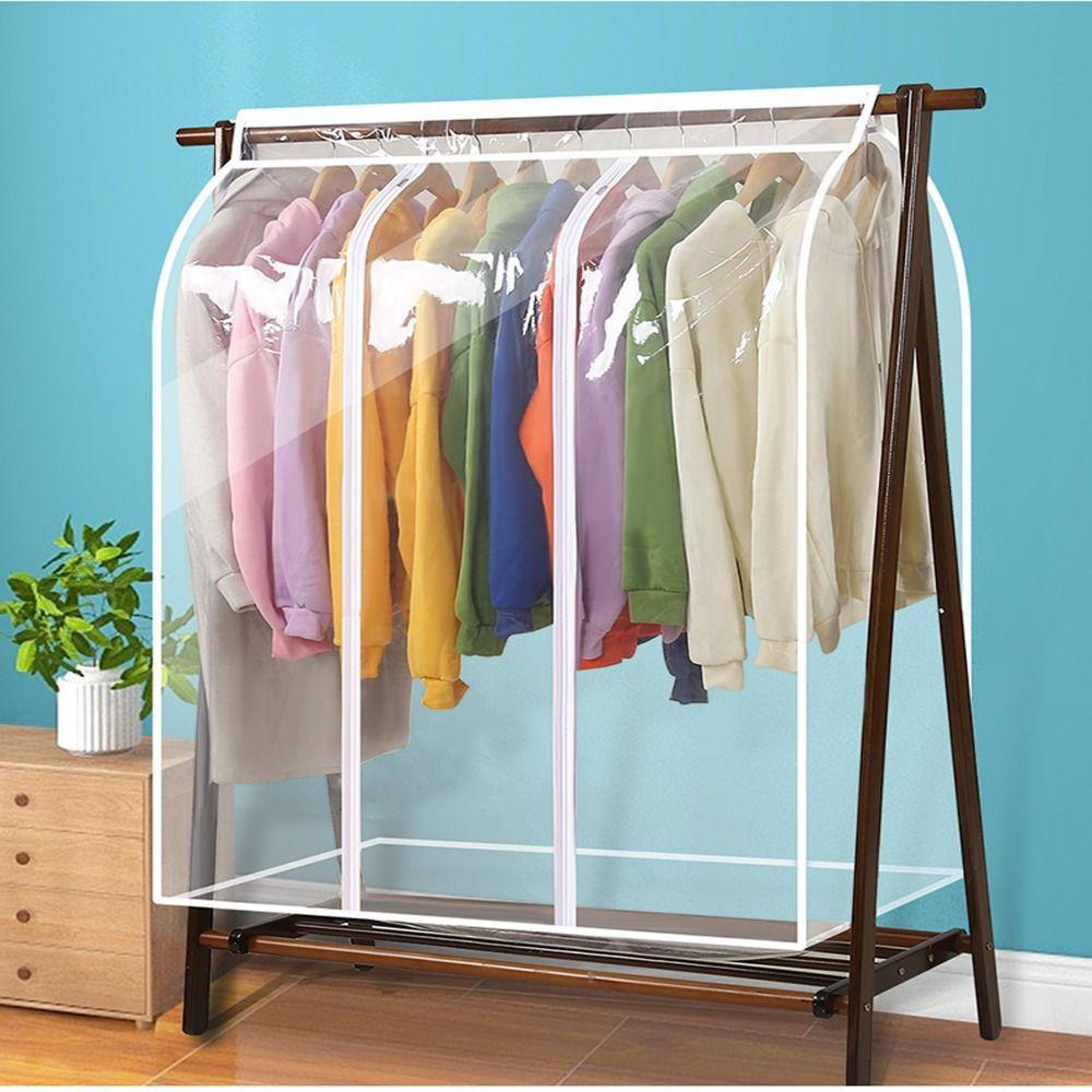Hanging Clothing Dust Cover Waterproof Suit Jacket Protection Dust Cover Durable Clothes Dust Bag