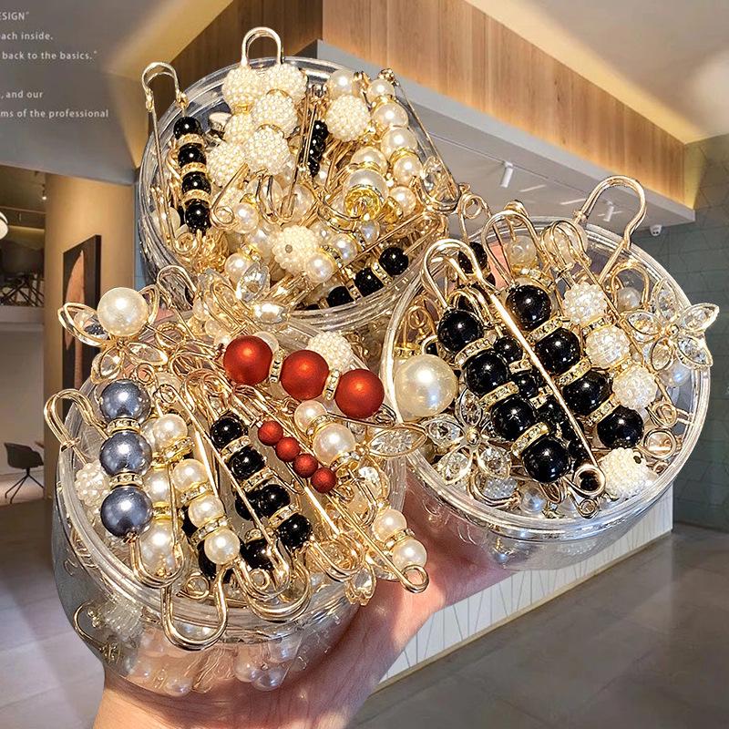 Элегантная брошь и булавка на талию с жемчугом для женщин