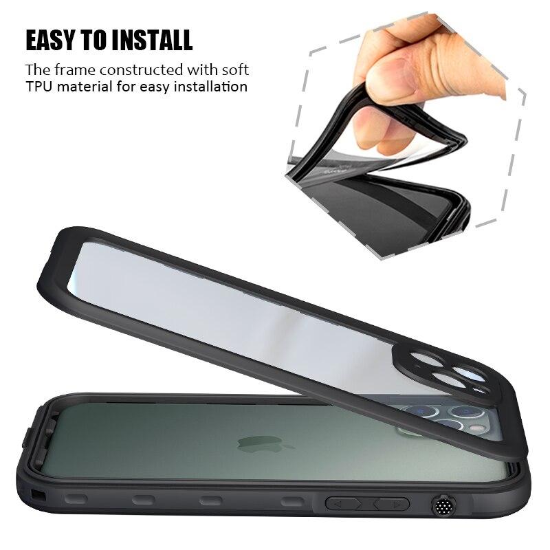 Водонепроницаемый чехол для телефона IP68 для iPhone 13 12 11 Pro Max, чехол для плавания для iPhone XS MAX XR 8 7 6 Plus, противоударный чехол для улицы